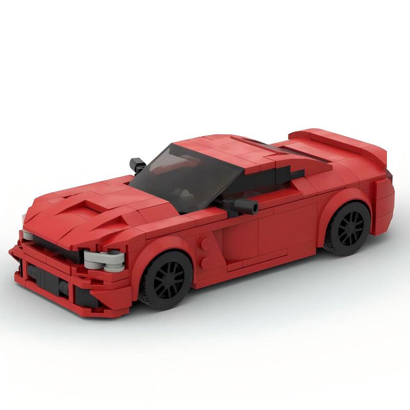 Blocks Compatible Lego MOC-149865 Dodge Charger SRT Hell Cat Model Ornaments Granular Toy Blocks Compatible Lego MOC-149865 Dodge Charger SRT Hell Cat Model Ornaments Granular Toy