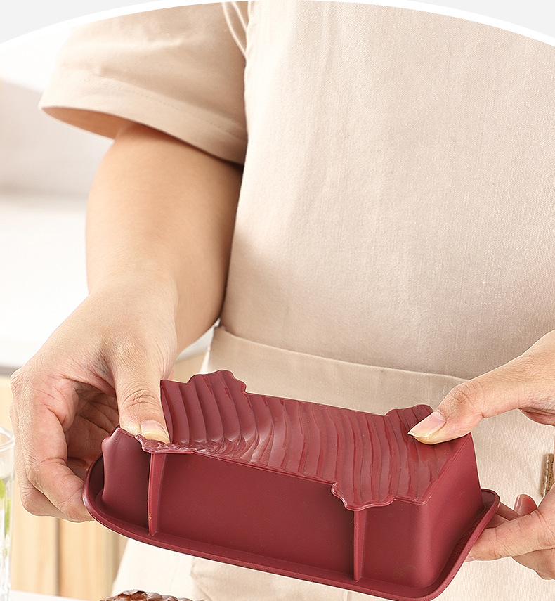 Silicone Cake Mold Rectangular Loaf Pan DIY Baking Tool Easy To Unmold Toast Mold For Kitchen Home & Garden_voghion.com