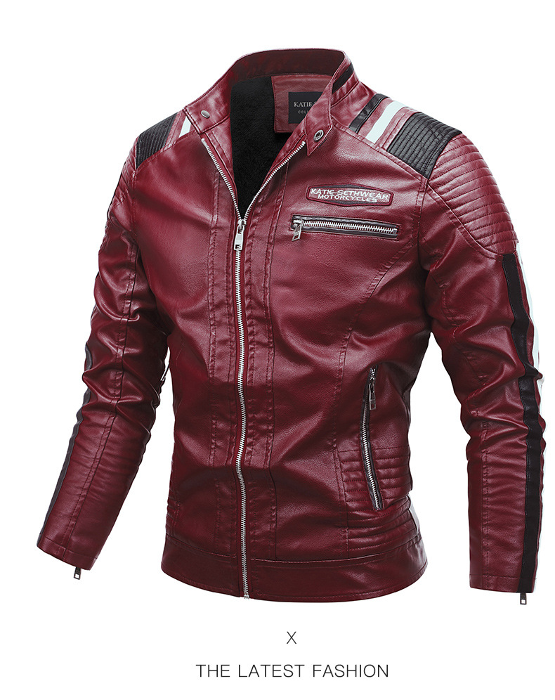 Borsa da scavo con cappuccio e cerniera casual invernale Primavera e autunno orlo dritto nero abbigliamento da uomo per ragazzi con colletto alto_voghion.com