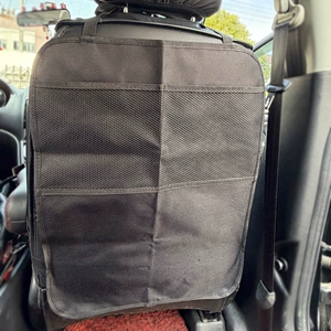 Car Seat Back Anti-Kick Pad Storage Bag Child Safety Seat Protective Pad Car Seat Back Cover