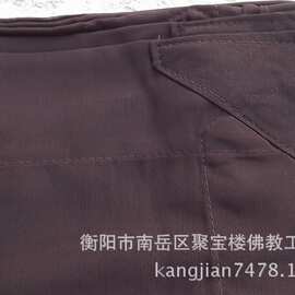 僧服 海清居士服 缦衣搭衣 咖啡色曼衣