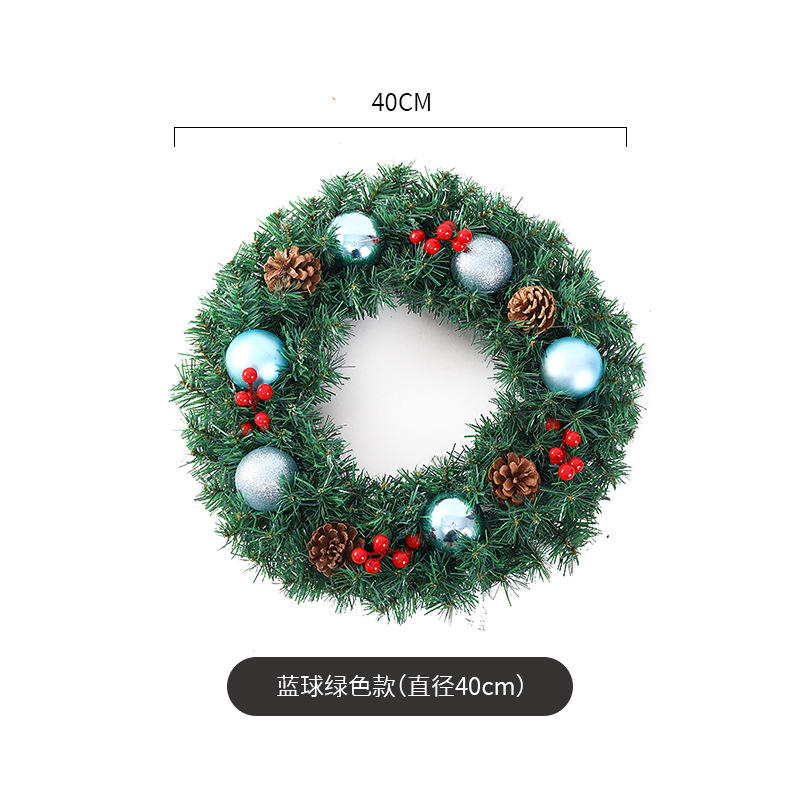 Amazon popular guirnalda de Navidad ratán 40/50/60cm decoración de Navidad Garland decoración escena diseño