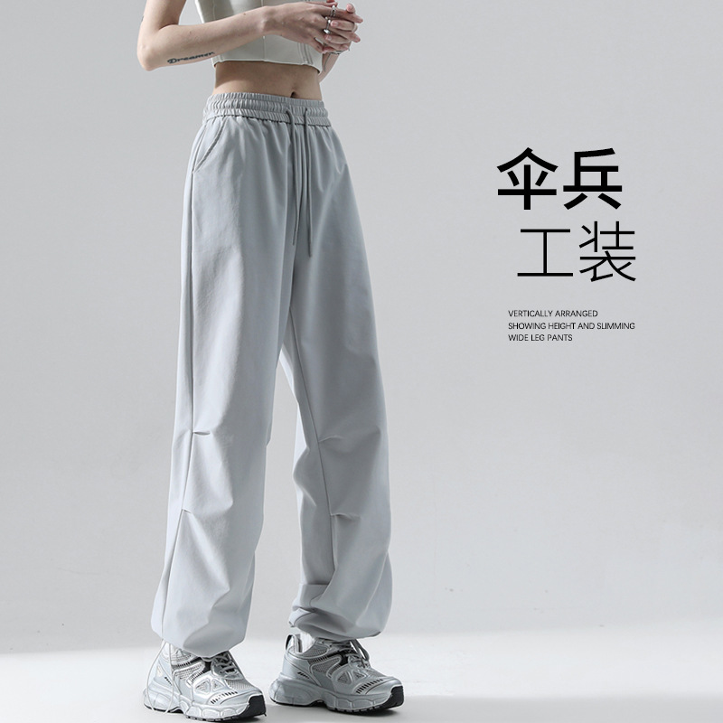 Two-Wear Paratrooper Crock Pants Women's 2025 New Summer Quick-Dry Sports Mountaineering Charge Straight Leg Pants Spring and Autumn