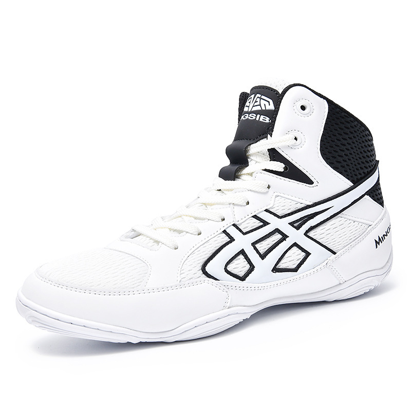 6072 Cross-border Boxing Shoes Wrestling Shoes Soft Fitness Comfortable Skid Training Competition Shoes Indoor Training Shoes High-top 6072 Cross-border Boxing Shoes Wrestling Shoes Soft Fitness Comfortable Skid Training Competition Shoes Indoor Training Shoes High-top
