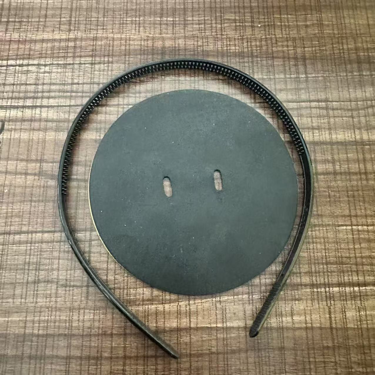 라운드 가죽 10CM + 머리띠 세트