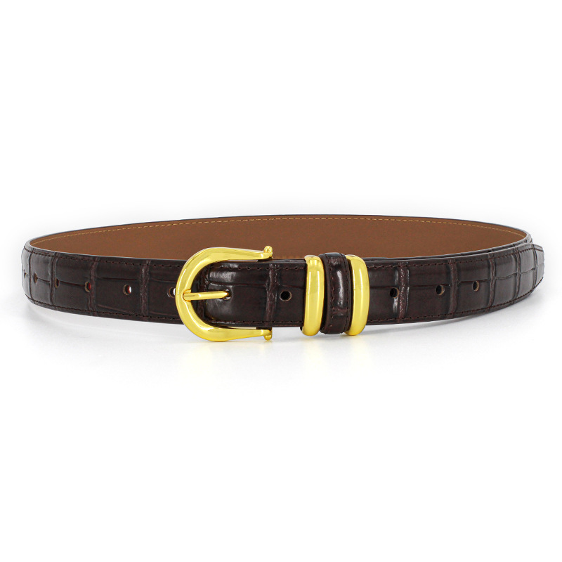 Women's Leather Belt For Jeans Suits And Skirts Elegant Accessory_voghion.com