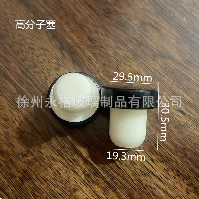 En stock al por mayor vino tinto corcho polímero corcho roble enchufe tipo T tapón sintético cubierta de cristal en stock sellado