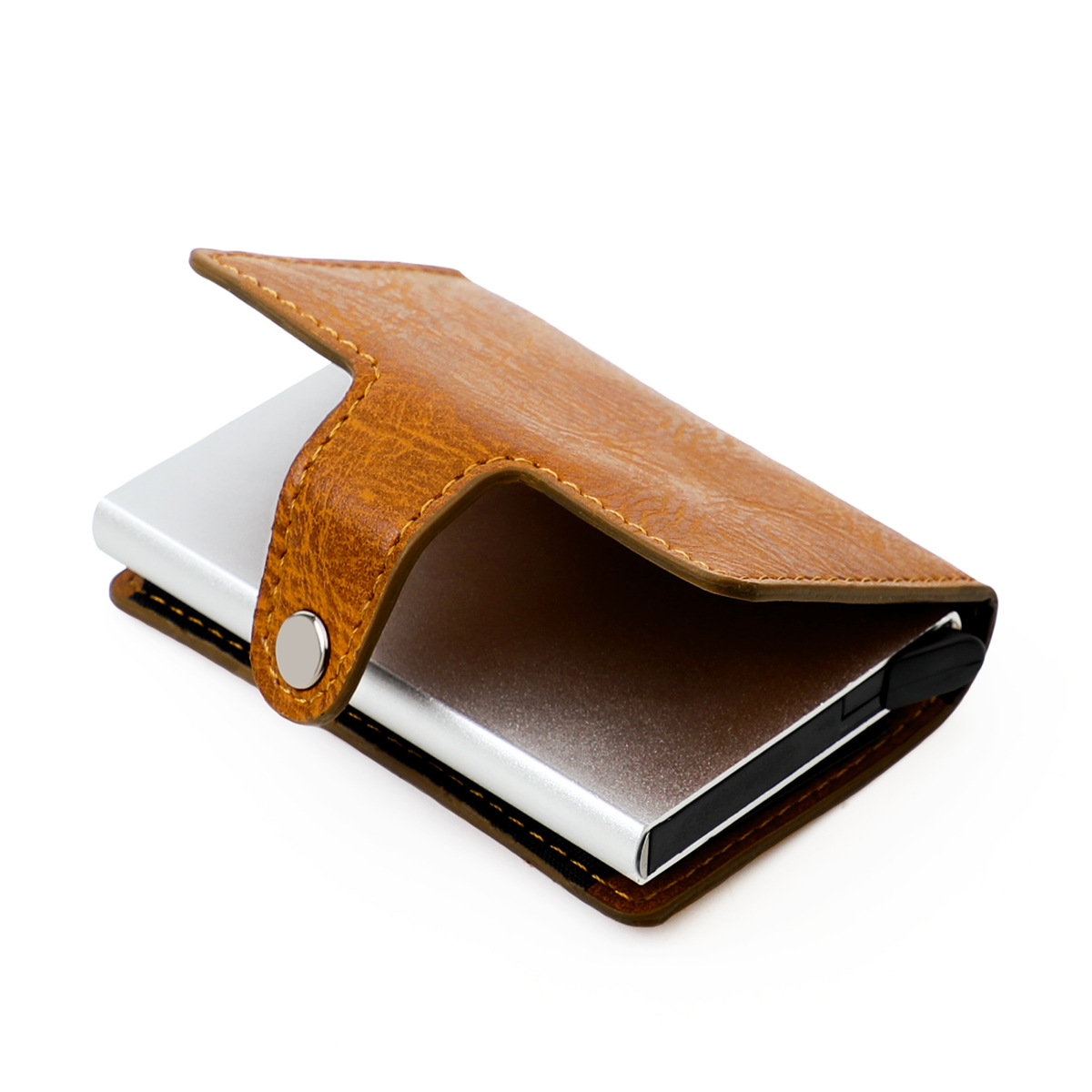 Wholesale Rfid Shielding Anti-theft Brush Ultra-thin Credit Card Aluminum Alloy Card Bag display picture 13