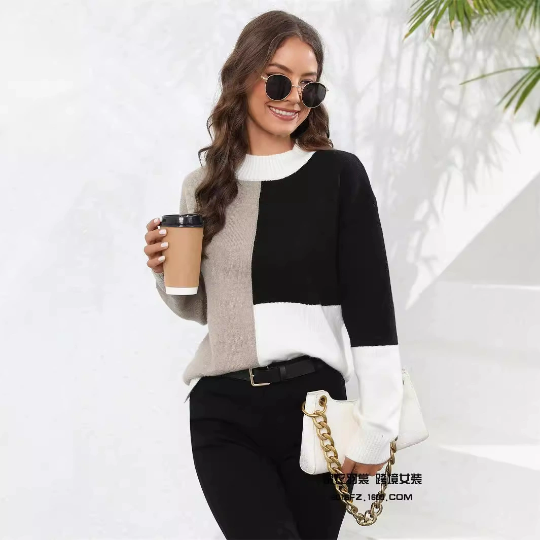 Winter knitted sweater, European style, plus size, oversize, Amazon