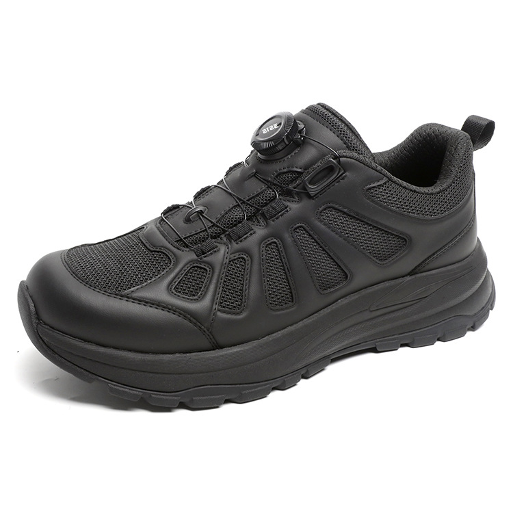 Autumn sports low black shock-absorbing breathable shoes
