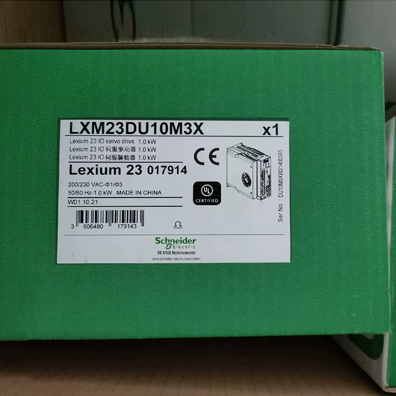 Новый оригинальный LXM23 сервопривод LXM23DU10M3X трехфазный 200...255V-1000W спот