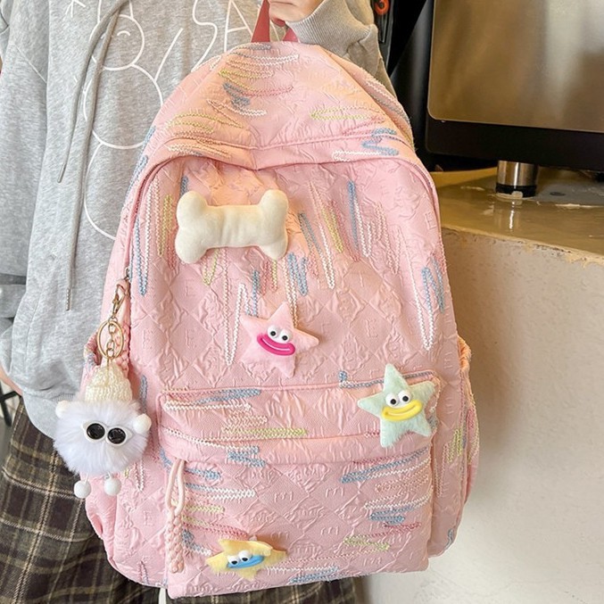 大学生向けのニッチなランドセル、見た目もかわいくて柔らかい女の子のバックパック、女性用のインバッグ、多用途のミニバックパック|undefined