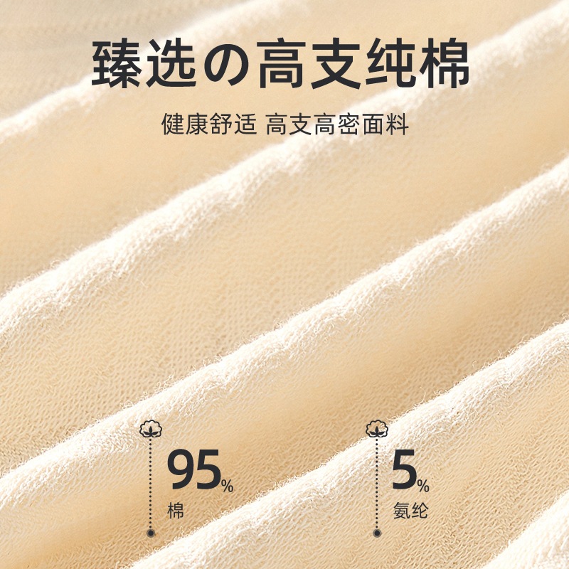 Ropa interior de los hombres de algodón Boxer shorts transpirable antibacteriano entrepierna deportes juveniles Boxer shorts cabeza ropa interior hombres