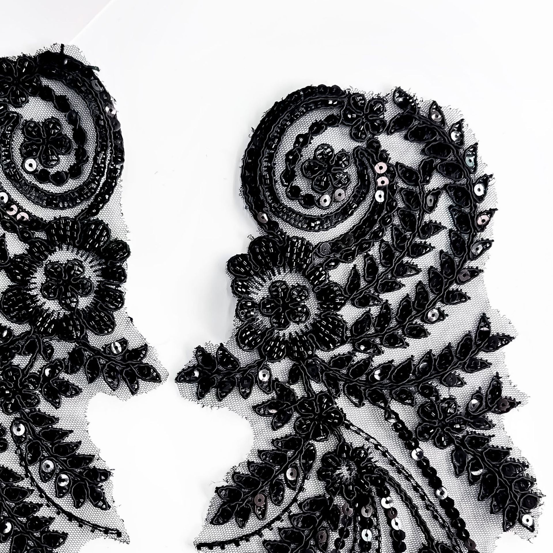 24g Weight Clothing Sticker Patches Classification 1 Pair Quantity Polyester Material Wings Pattern Elegant Style 1 Pair Elegant Wings Polyester Clothing Sticker Patches 10