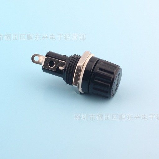 进口带订证 R3-57 5*20mm 保险丝盒 玻璃管座 10A250V 保险丝座
