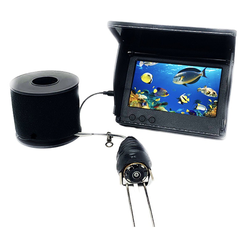 Detector de peces submarino visual Cámara de pesca submarina transfronteriza Pantalla de cámara ultra clara Visión nocturna Pesca en el mar Pesca en hielo image 1