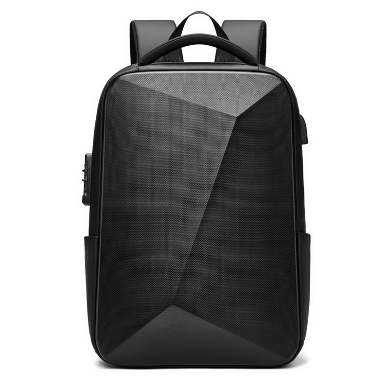 New men's backpack Hard shell backpack Multi functional expandable business travel backpack Classmate PC backpack