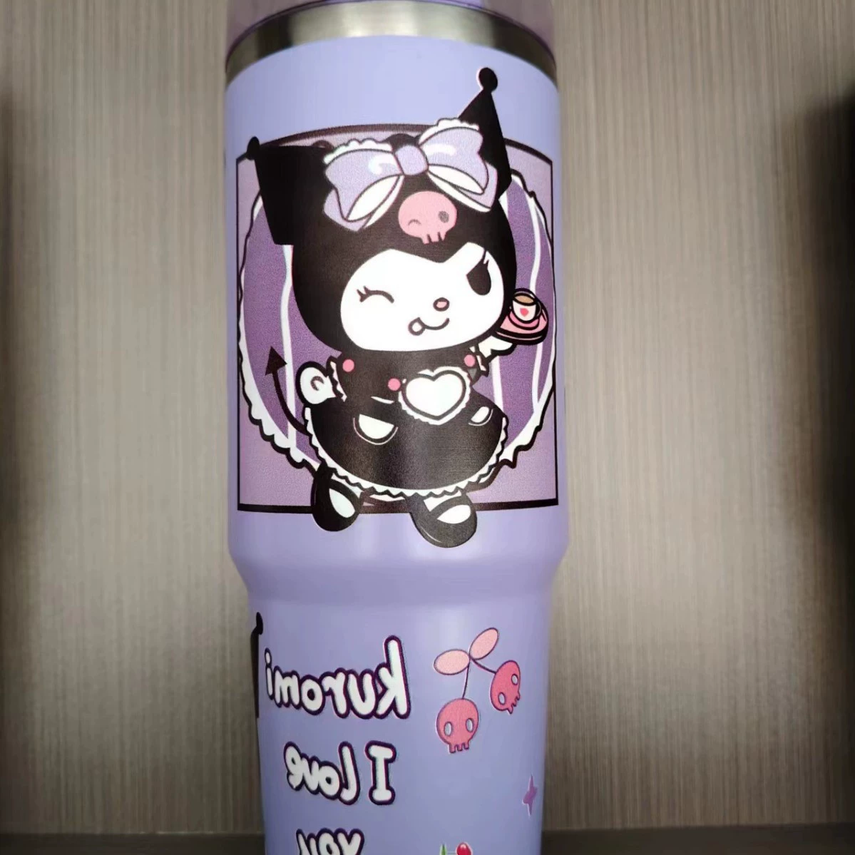 Термос-вакуум 30 oz с мультяшным рисунком, нержавеющая сталь AISI 304, двойные стенки