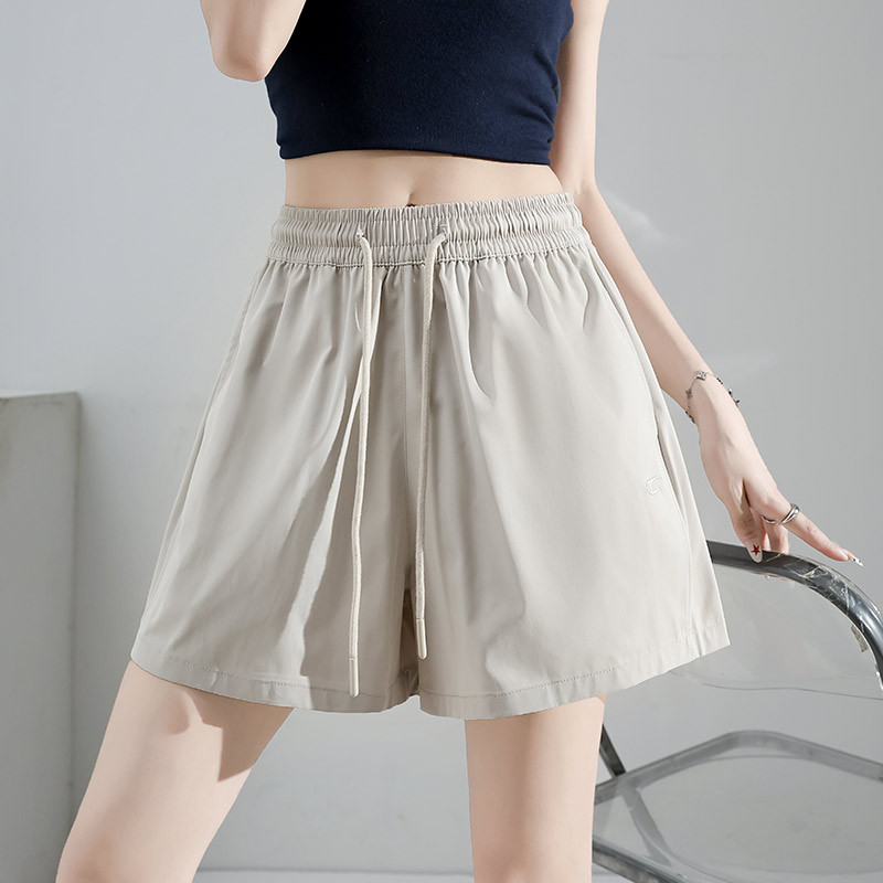 Monos azul marino para mujer primavera y verano 2025 nuevo estilo suelto recto casual de secado rápido pequeño bordado pantalones anchos image 14