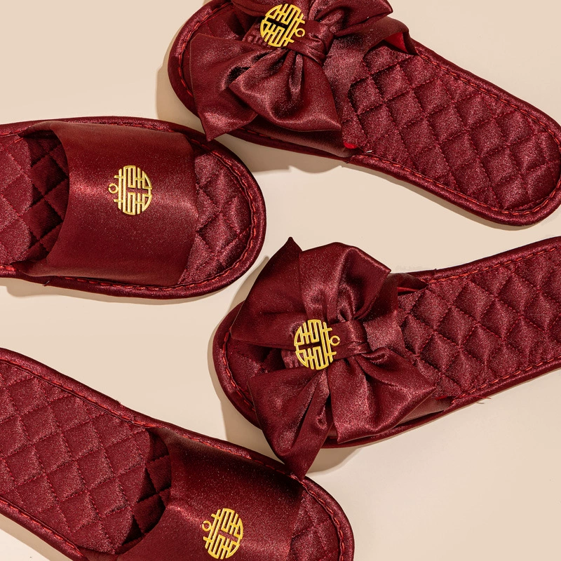 Весенне-летние свадебные тапочки Праздничные красные парные High Sense Новые свадебные туфли для сопровождения невесты в этом году жизни