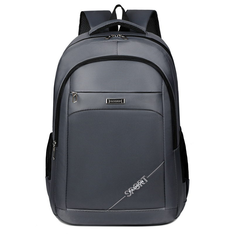 Bolso de computadora de viaje de negocios para hombres de nuevo estilo transfronterizo, mochila de gran capacidad de viaje para estudiantes universitarios, mochila simple y ligera