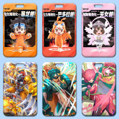 Wholesale Digital Monster Card Holder for Student Meal Card, School ID, Silicone Work ID, Access Card Holder, Small Card Brand, Anime