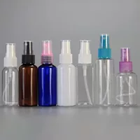 В наличии 50ml60ml75ml пластиковые ПЭТ спрей бутылка спрей может цвет Сплит небольшой спрей бутылка