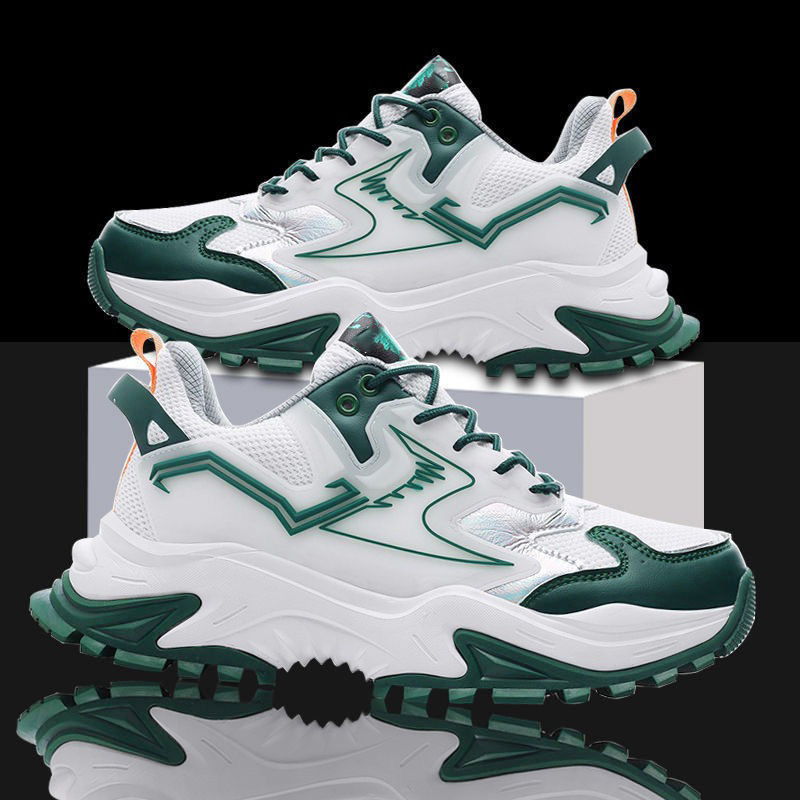 Nuevos zapatos de hombre transfronterizos moda coreana moda zapatos casuales sneaker zapatos de viaje zapatos deportivos de papá para hombres al por mayor