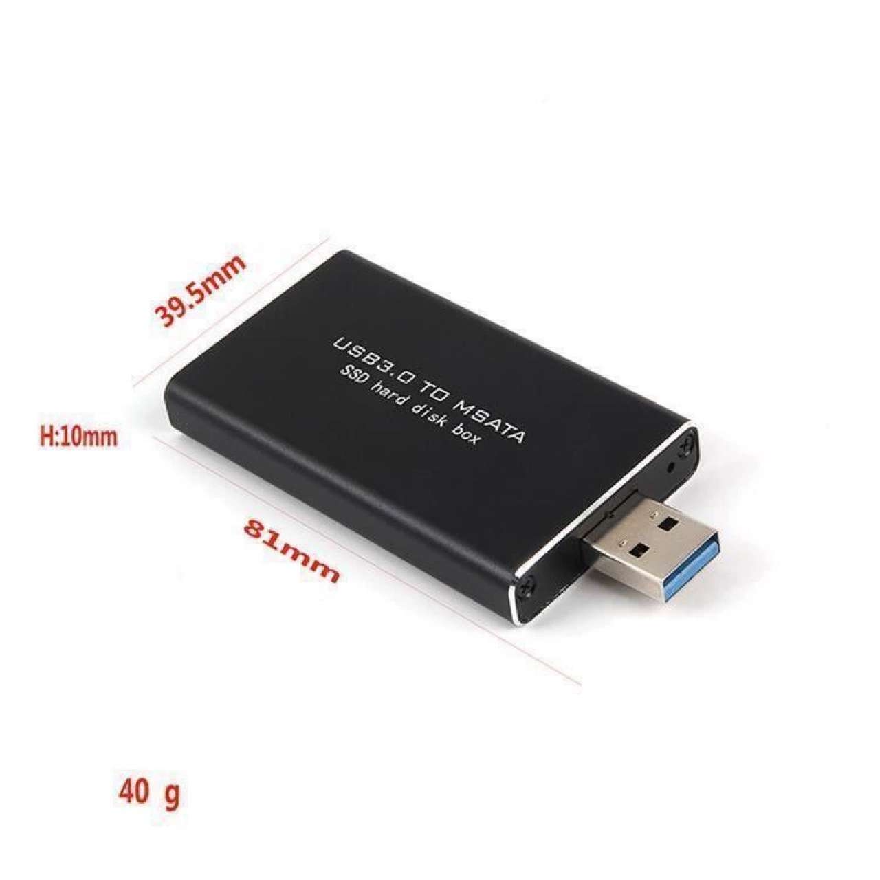 Прямой вставкой MSATA твердотельный жесткий диск коробка мини sata к USB3.0 ридер