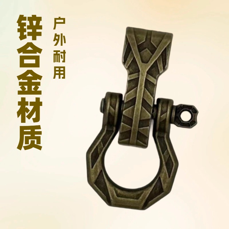 Electroplated Wear-Resistant Paracord Buckle, Mountaineering Adjustment Buckle, Backpack Buckle, Zinc Alloy Buckle, Portable Outdoor