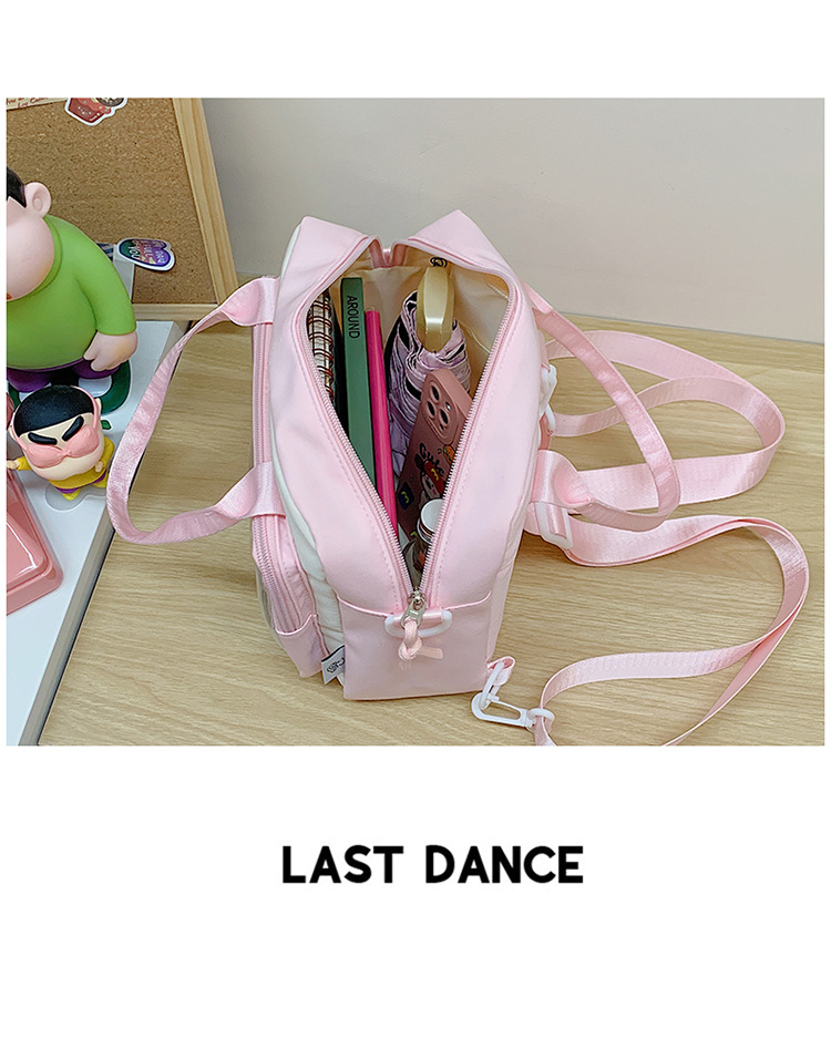 Cute and versatile pain bag, new large-capacity student commuting crossbody bag, Korean version hand-held transparent single-shoulder bag for women wholesale undefined