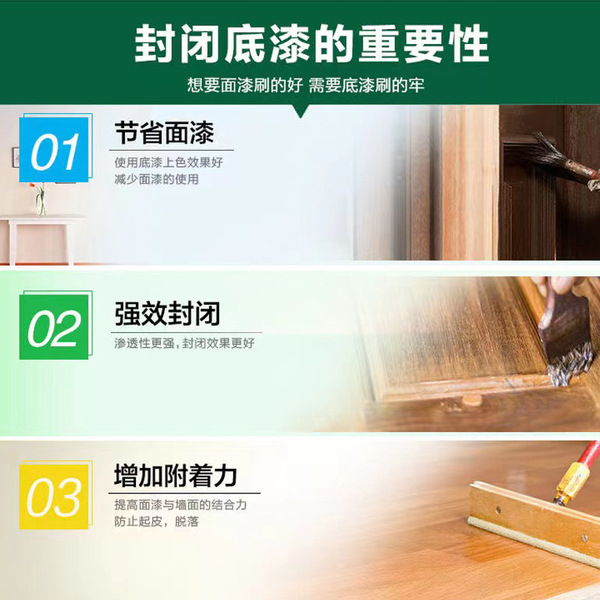 Water -based transparent primer furniture wood paint is transparent…