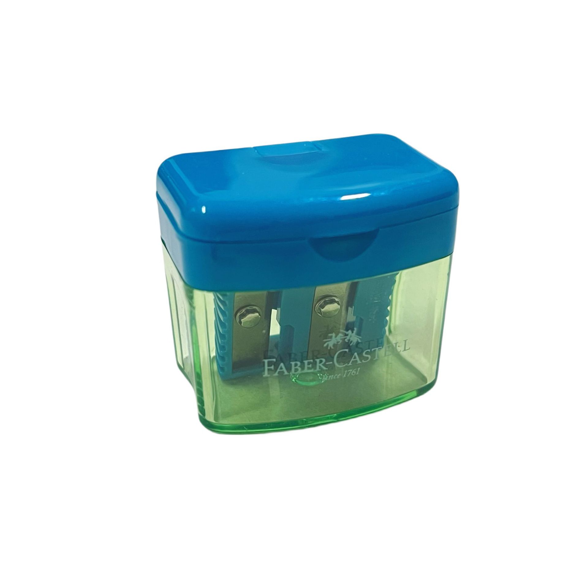 Huibaijia doble agujero sacapuntas 3829 estudiante basura puede sacapuntas Sacapuntas de lápiz pequeño Sacapuntas de los niños