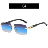 Fashionable sunglasses, brand glasses solar-powered, Korean style, 2021 collection, internet celebrity