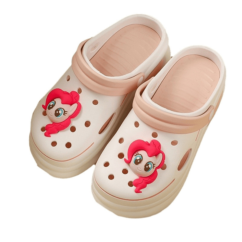 Xiaoma Baoli zapatos con agujeros zapatos de playa para niños de mediana edad