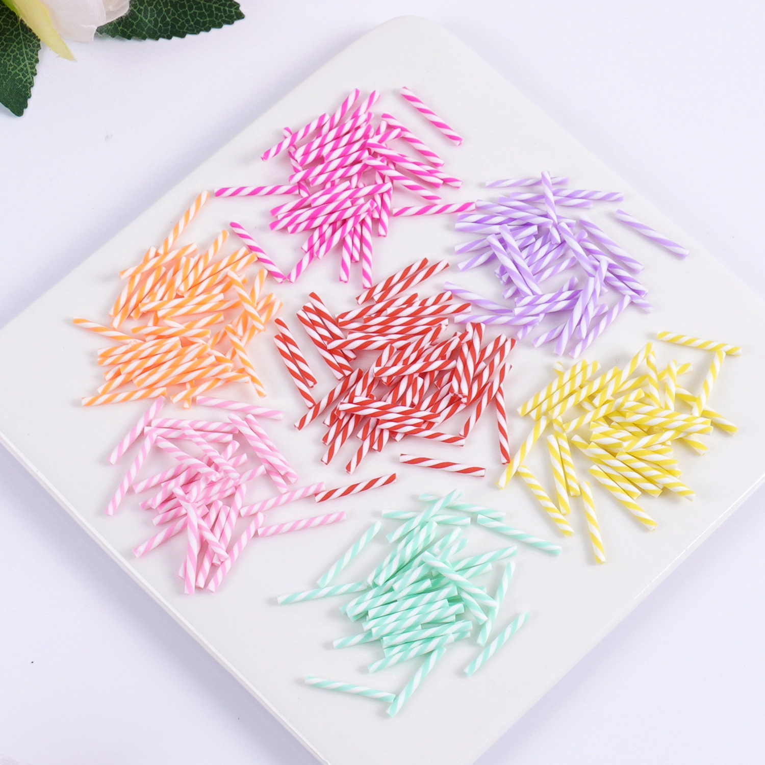 Pvc Soft Clay Fine Chocolate Bar Colorfulful Candy Bar Sugar Stick DIY Handmade Clay Accessories Slime Filling Material
