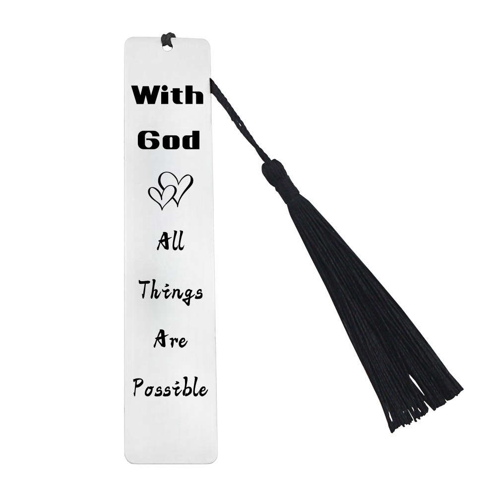 All Things Are Possible Amazon's new stainless steel bookmark Christ…