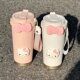 Straw Coffee Cup Thermos Cup 316 Stainless Steel Large Capacity Cute Simple Student Portable Office Drinking Cup