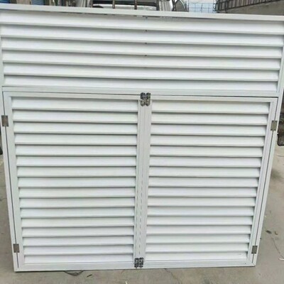 goods in stock aluminium alloy air conditioner Hood EXTERIOR decorate Rainproof improve air circulation Blind Grille tuyere