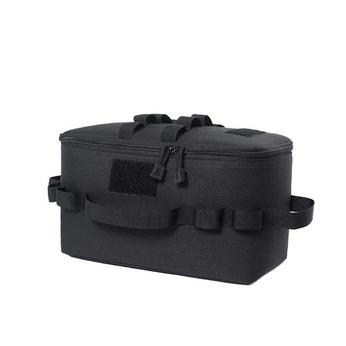 Cross-border camping picnic bag outdoor supplies storage bag, foldable multi-purpose tactical carry bag, outdoor cooking bag large