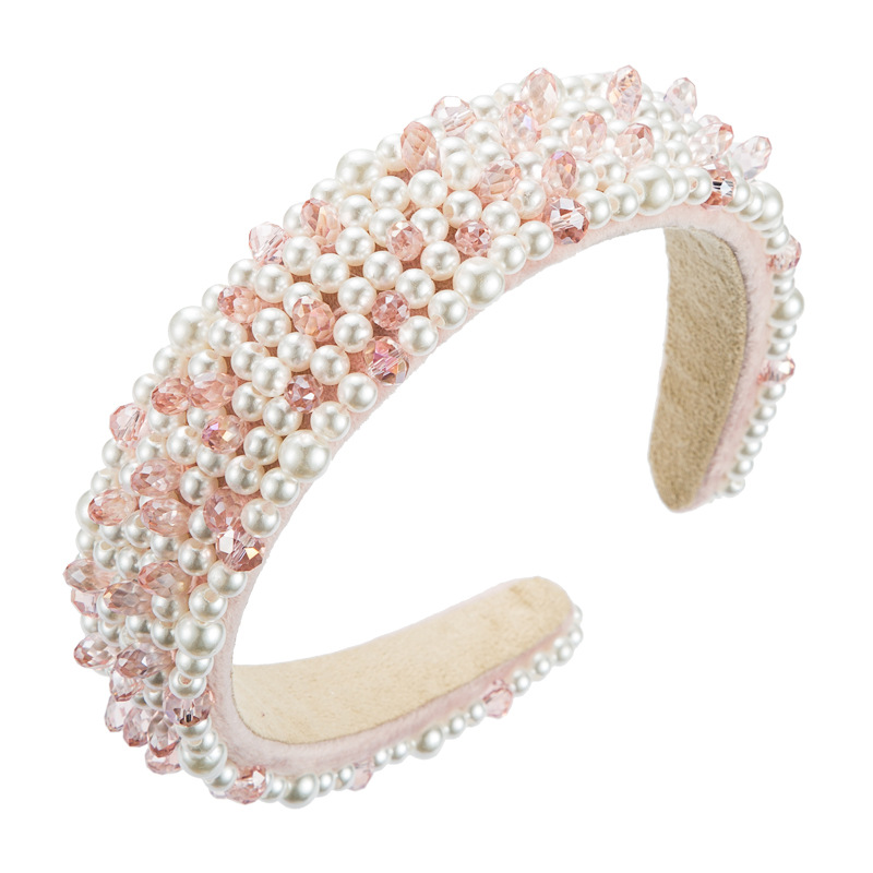 Baroque New Fashion Pearl Headband display picture 9