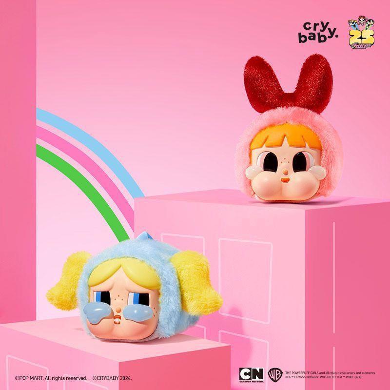 POPMART CRYBABY パワーパフガールズシリーズ ビニールブラインドボックス ランダムブラインドボックス フラワーフラワー|undefined