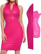 D 69997 Sleeves Bodycon Dress ��������ȹ ŷ���羳����ѷ��