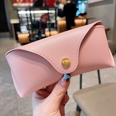 New model eyeglass case zipper leather box with high pressure resistance, large frame eyeglass storage box, sunglasses case, sun glasses case, wholesale