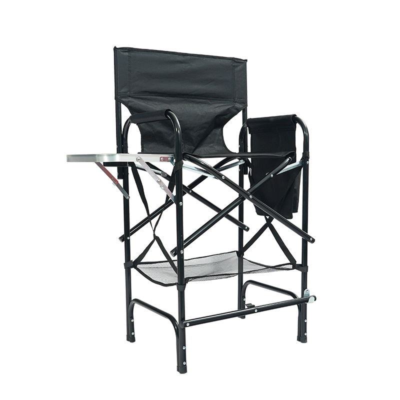 [Daxuan Outdoor] Silla de director de campamento de montaña plegable Silla de camping Mesa de respaldo de malla Silla de playa de tela Oxford