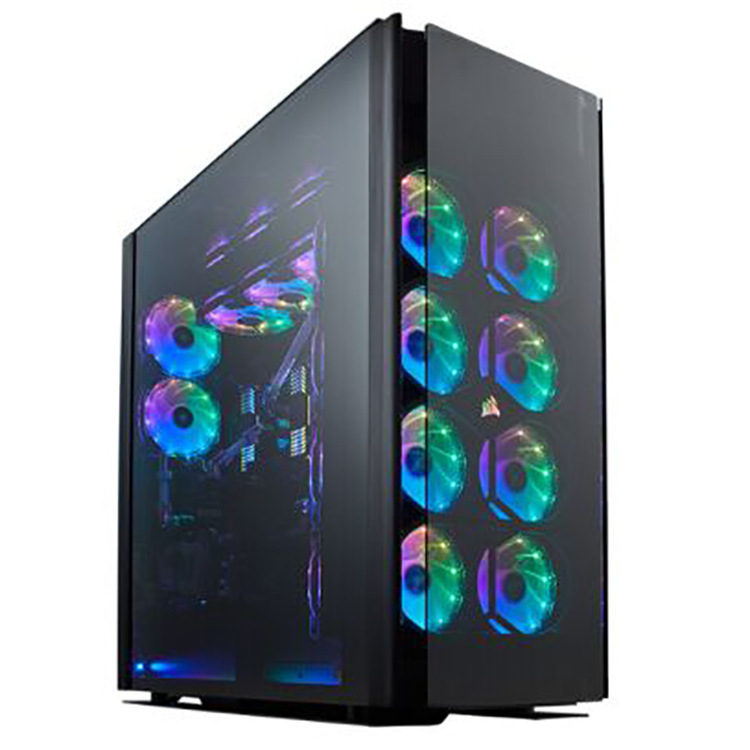 Applicable electric competition American pirate ship Obsidian 1000D tempered glass full Tower Aluminum Smart case