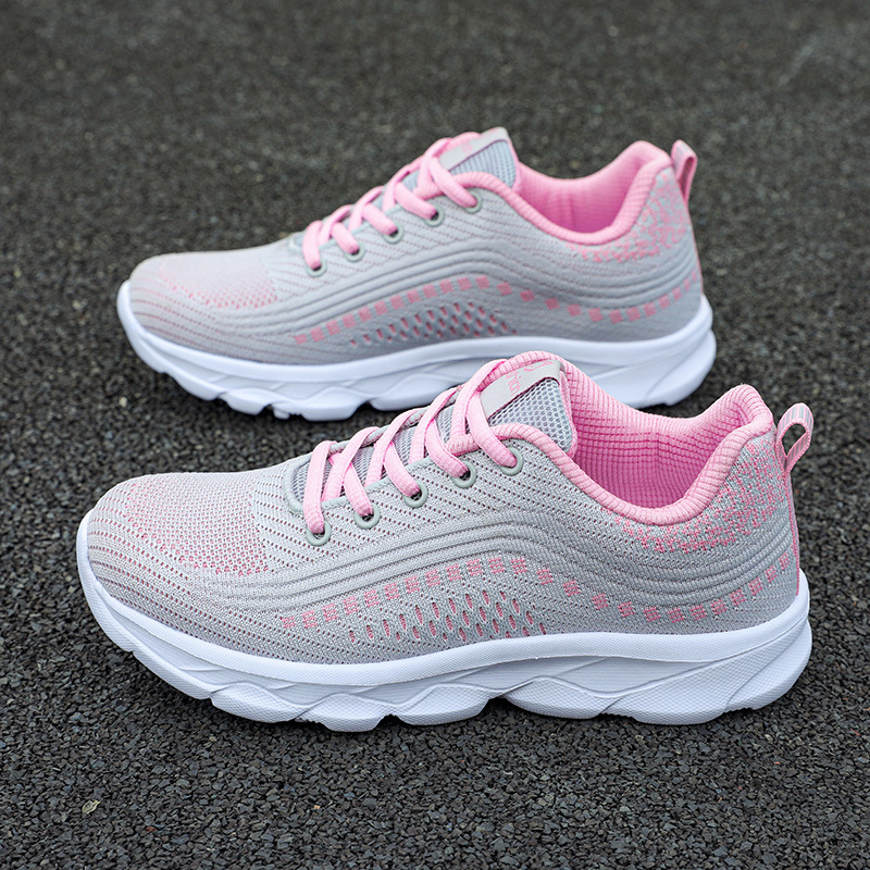 Shock-absorbing lightweight fashionable casual footwear