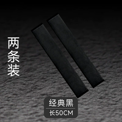 Seat belt shoulder pad: safety belt protectors, summer velvet - classic-black-50cm-two-pack-recommended-for-sedanssuvs