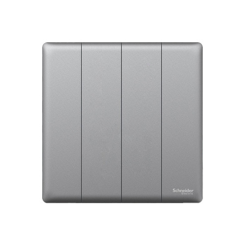Schneider Electric Switch and Outlet Panel, Jingbo, Ash Cloud Gray, 5-Position with USB, Haoceng Series, Official Flagship Store, Official Website