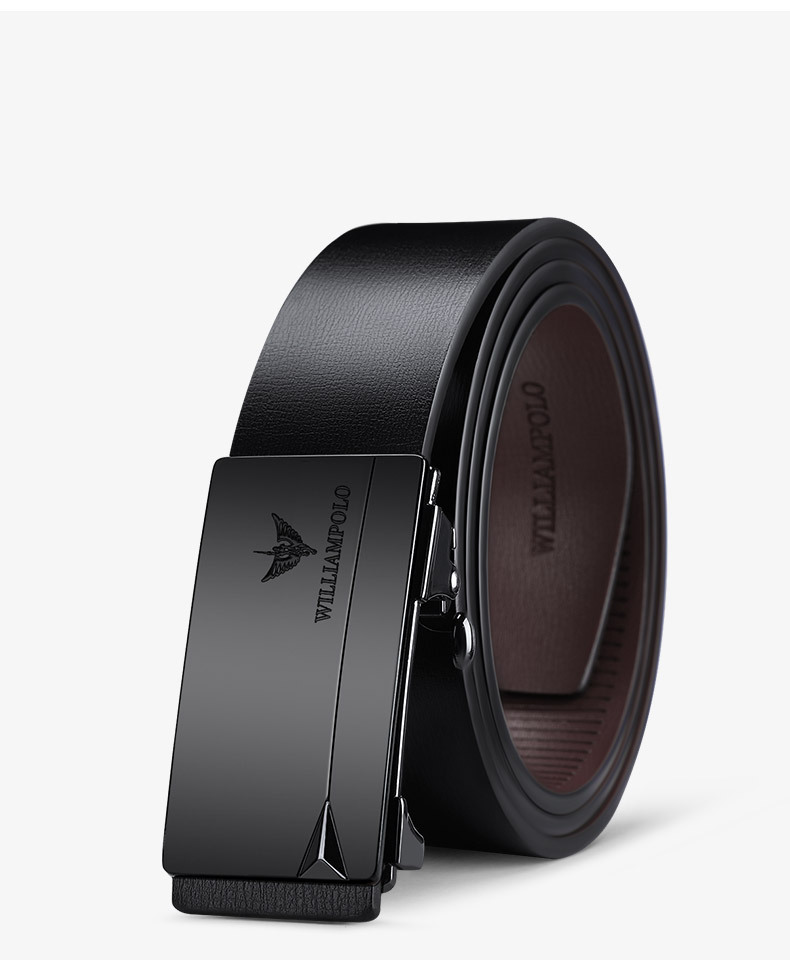 Emperor Paul Genuine Leather Men's Belt with Alloy Buckle Waist Band Guangzhou Men's Luxury Wholesale